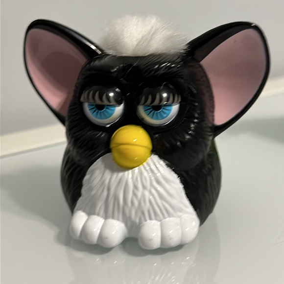 Furby McDonalds Happy Meal Toy 1998 Lot Of 2 - Collectible Furbys Black & Green - Picture 3 of 8